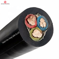 Kabel Daya Fleksibel Berlapis Karet Tahan Cuaca & Minyak YCW Heavy Duty untuk Penggunaan Industri
