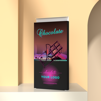 Bolsa de Embalaje de Papel Personalizada para Barras de Chocolate, Caja de Embalaje de Lujo para Barras de Chocolate