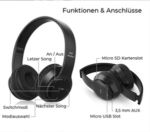 Mini écouteurs sans fil 2022 P47 TWS, support de carte TF, casque <span class=keywords><strong>bluetooth</strong></span> pliable à dents bleues, oreillettes basses - Product Image 5