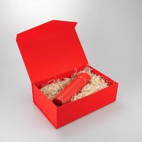 Boîte cadeau en carton rigide personnalisée avec logo pour accessoires de téléphone portable et appareil photo, finition mate, fermeture magnétique, doublure en éponge, recyclable
