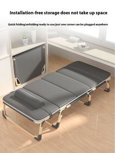 <span class=keywords><strong>Lit</strong></span> inclinable pliable moderne pour une <span class=keywords><strong>personne</strong></span> Artefact de sieste portable pour la maison et le bureau avec tissu renforcé pour le camping - Product Image 6