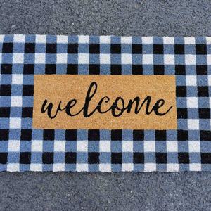 Customized Welcome Logo Custom Printed Outdoor Coconut Coco Coir Door Mats - Product Image 3