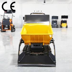 Garden Farm 1ton Mini Crawler Dumper 1000kg Caoutchouc Dumper Lifting for Sale Crawler Tipper - Product Image 3