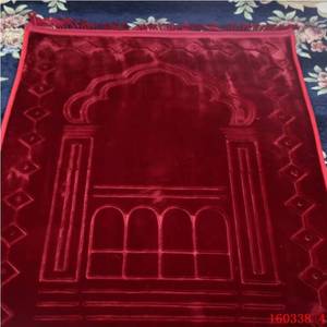 Alfombra de oración islámica portátil, ligera y plegable, tapete de viaje musulmán con diseño floral, adecuada para la oración en casa, picnics y camping. - Product Image 2