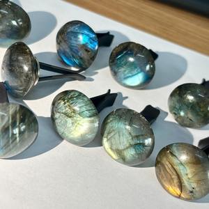 Ambientador de Coche de Labradorita Natural de Alta Calidad al por Mayor, Clip para el Hogar, Colección, Regalo, Día de San Valentín y Festividades - Product Image 1