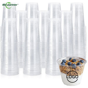 16 औंस 24 औंस डिस्पोजेबल इको-फ्रेंडली प्ला प्लास्टिक बुलबुला चाय मिल्कशेक कॉफी पेय कप - Product Image 1