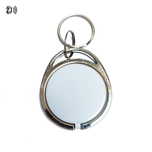 Kim loại bền cạnh NFC <span class=keywords><strong>keyfob</strong></span> 13.56MHz Mifare cổ điển Ev1 kiểm soát truy cập <span class=keywords><strong>RFID</strong></span> kim loại-cạnh ABS Keychain - Product Image 2