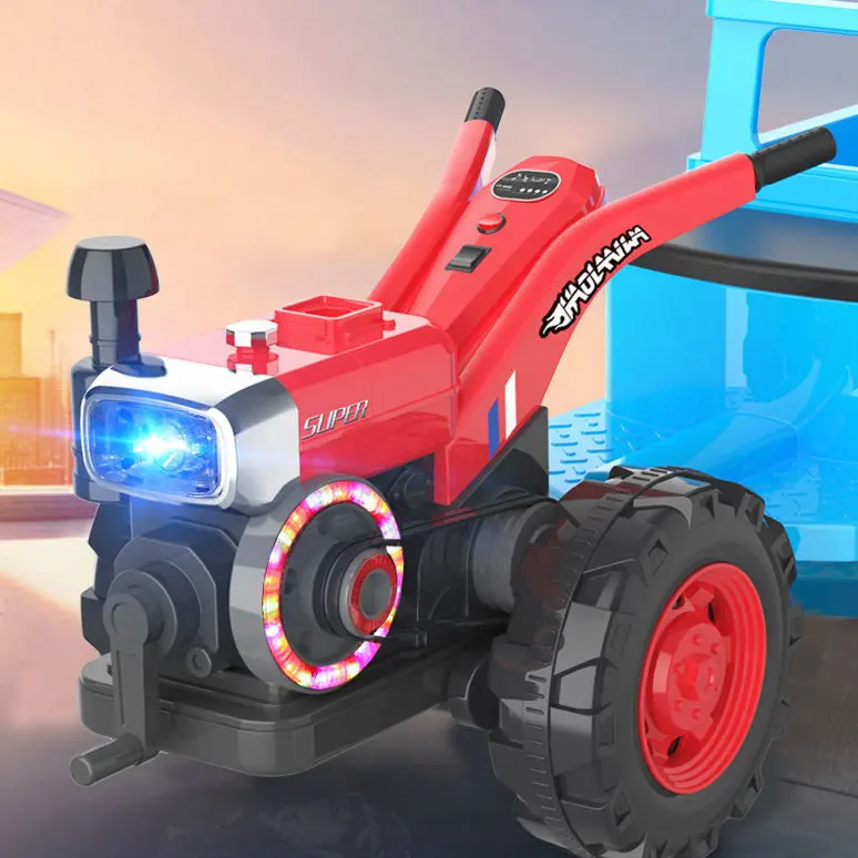 Hot Selling Kids Elektro spielzeug Auto Kinder Traktor 4 Räder 12V batterie betriebenes Elektroauto Big Baby Ride On Car PP Kunststoff