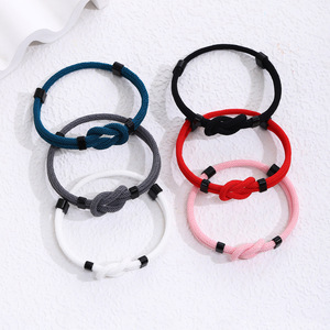 Nouveau bracelet en <span class=keywords><strong>corde</strong></span> de Milan tissé à la main, réglable, pour hommes, bracelet en <span class=keywords><strong>corde</strong></span> tissé à la main, bracelet en <span class=keywords><strong>corde</strong></span> rouge - Product Image 2