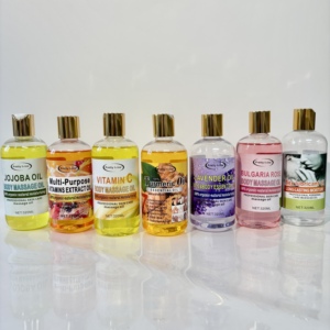 Vente en gros d'extrait de plantes ODM 320ml Huile de curcuma jaune Éclaircissement de la peau pour tous les types de peau Huile de rose Ingrédients lavande orange - Product Image 5