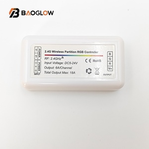 ไฟ LED แถบไร้สาย 24 คีย์ รุ่นใหม่ พร้อมคอนโทรลเลอร์ RGBW COB 12V และ 24V หลากหลายสี - Product Image 2