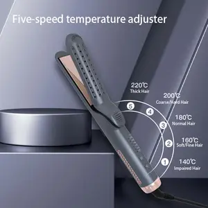 2024 New Type Of Cold Air Fast Fixing With 5 Speed Temperature Adjuster Hair Straightener For All Kinds Of Hair