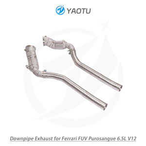 Tubo de <span class=keywords><strong>Escape</strong></span> de Flujo <span class=keywords><strong>Libre</strong></span> YT con Convertidor Catalítico de 3 Vías, OPF y Aislamiento para Ferrari FUV Purosangue 6.5L V12 Auto Deportivo - Product Image 3