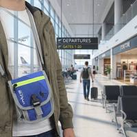 Dompet Leher Anti Maling INTRO Travel, Tempat Paspor Ringan, Dompet Tersembunyi untuk Perjalanan