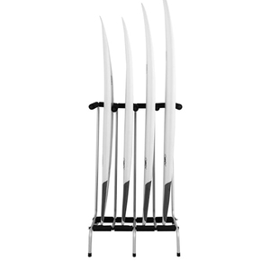 Jh-mec – support de rangement élégant en mousse EVA rembourrée souple, facile à assembler, matériel en aluminium, 4 planches de surf verticales - Product Image 5