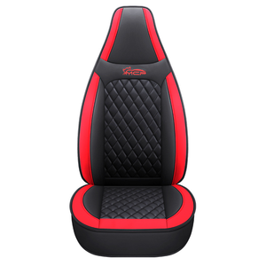 Housse de siège de voiture universelle quatre saisons en cuir PU avec <span class=keywords><strong>coussin</strong></span> d'appui-tête intégré, résistante à l'usure et tendance - Product Image 5