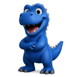 Tùy chỉnh bọt chất lượng cao để tạo ra một hình linh vật trưởng thành của một con khủng long bao gồm cả quần áo đạo cụ đi bộ vv - Product Image 2