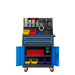 ตู้เครื่องมือซ่อมรถยนต์ไม้ไผ่ลิ้นชักเครื่องมือซ่อมแซมอัตโนมัติกล่องกดอเนกประสงค์ - Product Image 1