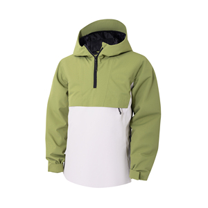 Chaqueta de esquí <span class=keywords><strong>anorak</strong></span> personalizada para <span class=keywords><strong>mujer</strong></span> con media cremallera, impermeable WP20k, cortavientos, aislante de poliéster, para snowboard con cremallera de ventilación - Product Image 3