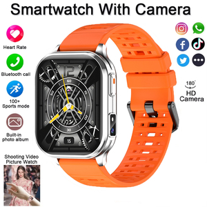 Nouvelle Montre Connectée 2026 avec Caméra, Lampe Torche, Bracelet Sportif Cardiofréquencemètre, Écouteurs, Musique Locale, Appel Bluetooth – Smartwatch Homme <span class=keywords><strong>Femme</strong></span> - Product Image 1