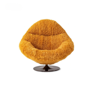 Sedia girevole moderna <span class=keywords><strong>FEN</strong></span> <span class=keywords><strong>DI</strong></span> girevole soffice con poltrona girevole in stile retrò in stile ottomano, sedia girevole FENDY - Product Image 5