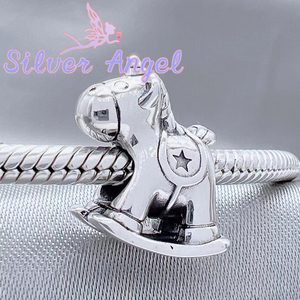 Charme astronaute <span class=keywords><strong>Dora</strong></span> en argent S925 IPan avec zircon chaud et perles sculptées, cadeau d'anniversaire pour femme, vente directe d'usine - Product Image 6