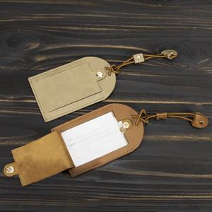 <span class=keywords><strong>Étiquette</strong></span>s de <span class=keywords><strong>bagage</strong></span> en cuir PU multicolores personnalisables avec logo, souples, vierges, gravables au laser, avec sangles - Product Image 6