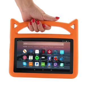 Kinder Kinder Gummi Griff Stoßfest EVA schaum Stand Fall Abdeckung für Amazon Kindle fire 7 zoll