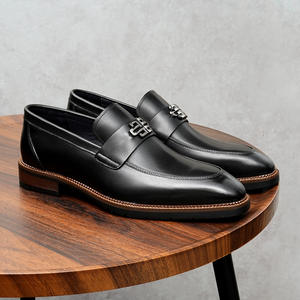 Nuevos Zapatos Casuales de Hombre, Estilo Británico, de Piel Auténtica, Hechos a Mano, Transpirables y Versátiles - Product Image 4