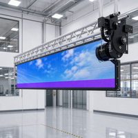 Affichage LED enroulable de qualité industrielle à haute luminosité pour la publicité intérieure, mur d'affichage intelligent sans soudure pour centre commercial