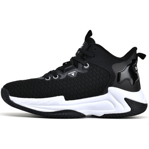 Nuovi arrivi High Top maglia di alta qualità traspirante ultime scarpe sportive maschili Sneakers <span class=keywords><strong>basket</strong></span> da uomo scarpe sportive usate per uomo - Product Image 3