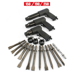 AH150 4PC Ciseau À Main Pelle À Vent <span class=keywords><strong>Pneumatique</strong></span> Pelle À Air Marteau <span class=keywords><strong>Pneumatique</strong></span> Impact <span class=keywords><strong>Pneumatique</strong></span> Ciseau Vibration Vent Pick Lame - Product Image 2