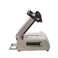 Mini-scelleuse de table pour barquettes alimentaires, facile à utiliser pour l'emballage rapide des films et gobelets en aluminium pour la restauration rapide