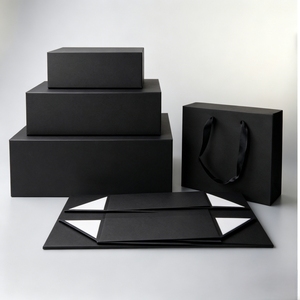 Space-saving <b>Flat</b> <b>Pack</b> Magnetic Foldable <b>Box</b> Low CBM Freight Saving Collapsible Rigid Paper Gift <b>Box</b> Wholesale Manufacturer - Product Image 1