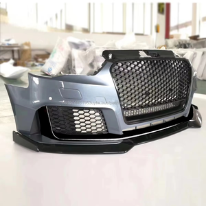 Nouvelle couverture de pare-chocs avant PNB de haute qualité Audi 13-16 A3/S3 berline |   Kit carrosserie style RS3 |   Lèvre de calandre avant noir brillant |   Facile - Product Image 3