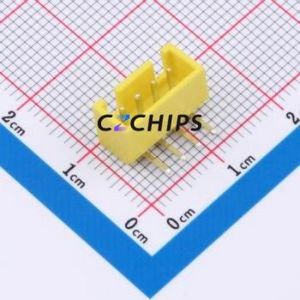 BX-HA2.54-4PWZ-Y Wire-to-Board Pin Header Bent Lead Through Hole,P=2.5mm Connector 1x4P 2.5mm Right Angle Insert XHB - Product Image 1