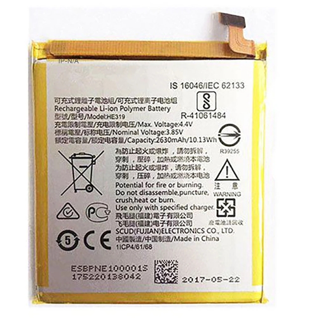 High Quality 2630mAh Battery HE319 for Nokia 3 TA-1020 TA-1028 TA-1032 TA-1038 Rechargeable LI-ion Polymer Battery