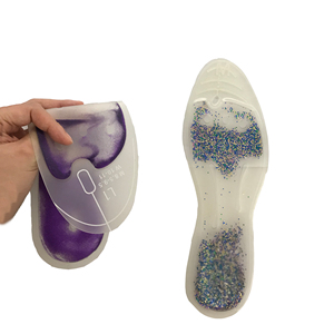 Glitter liquid <strong>filled</strong> insoles Liquid Glitter <strong>Cushion</strong> for arch support Dynamic Comfort Meets Dazzling Style - Product Image 2