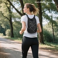 Sac à dos pliable léger SUIKIHUM 20L pour la randonnée, le camping, le cyclisme, les activités de plein air, fabriqué en Chine, noir