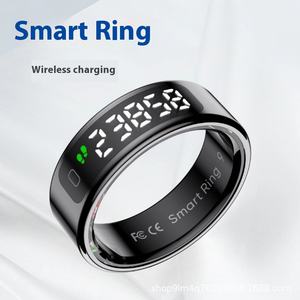 2025 nuovo anello sportivo di ricarica Wireless R11 frequenza cardiaca intelligente ossigeno nel sangue monitoraggio esercizio di sonno misuratore di conteggio dei passi - Product Image 2