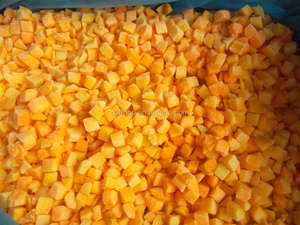 Doux naturel de qualité supérieure pour le désert de Chine Fournir des légumes congelés directs Dés IQF Moitiés Abricot - Product Image 6