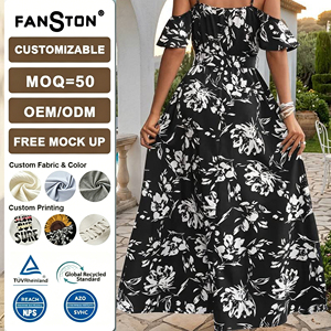 Vestido Maxi Asimétrico Sexy <span class=keywords><strong>para</strong></span> Mujer 2026 - Elegante Camisola <span class=keywords><strong>de</strong></span> Playa con Estampado Floral, Vestido <span class=keywords><strong>de</strong></span> Verano con Tirantes y Dobladillo Irregular Chic al por Mayor - Product Image 2