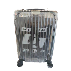 Valise transparente en PC, coque rigide imperméable, avec serrure TSA, <span class=keywords><strong>bagage</strong></span> à <span class=keywords><strong>main</strong></span>, valise transparente, valise de <span class=keywords><strong>cabine</strong></span>, <span class=keywords><strong>bagage</strong></span> de voyage - Product Image 2