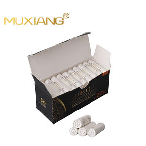 मुक्सीयांग हमें मुक्त शिपिंग 50 पीसी 7 मिमी कार्बन धूम्रपान फिल्टर सिरेमिक कैप के साथ पर्यावरण के अनुकूल सक्रिय कार्बन फिल्टर - Product Image 4