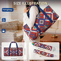 Sac de Mahjong en polyester, trois pièces, multifonctionnel, portable, grande capacité, pour le rangement en extérieur, les voyages et les jeux