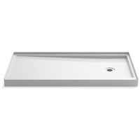 Wiselink marbre de culture, douche entoure, pan de douche ada