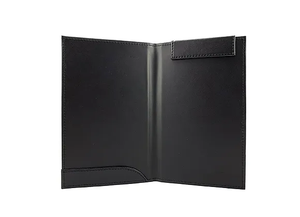 Porte-ordres de restaurant noir pour fabricants, présentoir de reçus pour restaurants, bars et clubs - Product Image 4