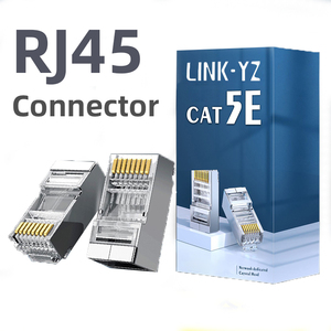 Connecteur RJ45 LINKYZ 8P8C Cat5e Cat6a UTP SFTP pour câble Ethernet, prise 4 cœurs <span class=keywords><strong>CCAV</strong></span>, connecteur POE - Product Image 2