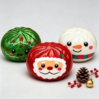 Produit transfrontalier très vendu : Jouet anti-stress souple en caoutchouc à presser pour la Noël, coffret cadeau de fêtes, vente en gros pour jeunes