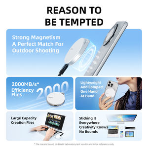 Vente en gros de disques SSD portables BIWIN PM2000, 512 Go, 1 To, haute capacité, 2000 Mo/s, ultra-mince, 11 mm, interface USB, nouvelle promotion - Product Image 4